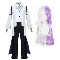 Nikolai Gogol Cosplay Kostiumas Anime Bungou BSD 4 Sezonas Nikolai Cosplay Apsiaustas Chalatas Vienoda Kostiumas Perukas Helovinas M balta