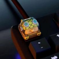 Cartoon Anime One Piece Figure DIY Nami Chopper Usopp Keycap Cross Mechanical Keyboard ESC Base Keycap Perfect Gift