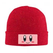 Custom Kirbys Cartoon Unisexga Bonnet Hats Cool Knit Hat For Unisex Women Winter Warm Hot Lovely Skullies Beanies Caps One Size black