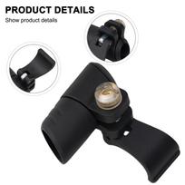 7075 Trekking Pole General Purpose Accessories Straight Handle Three Sections 18th black
