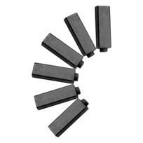 12 Piece Carbon Brush Kit for Anchor Engine Electric Hair Dryer Replacement Fits 4x5.5x17mm Motor Specifications China Mainland black