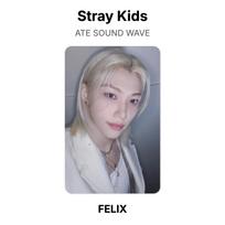 Stray Kids ATE SOUND WAVE Official Photocard FELIX gray
