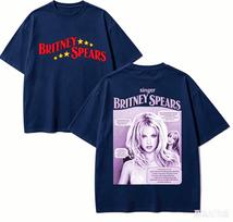 Britney Spears Dovana Marškinėliai Vyrams Moterims Harajuku Dydžio Perteklius Unisex Trumpomis Rankovėmis Streetwear aukštos kokybės Pora karštas produktas Patogus XXL blue