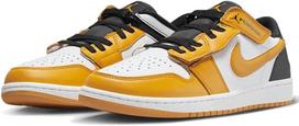 DM1206-107 DM1206-107 Nike Air Jordan 1 Low Flyease University Gold (Men's) 10.5 black
