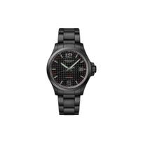 Longines Conquest Series Quartz Movement Simple Fashion Waterproof Watch Men watches Black Stainless-Steel L3.726.2.66.6 Black Dial gray
