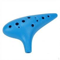 12 Hole Alto for Beginners, Music Student Ocarina, Compact Ocarina Kids, Melodious mėlyna