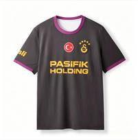 2026 Nauji Galatasaray Sirgalių Futbolo Marškinėliai Vyrams Moterims Vasariniai Sportiniai Per dydį T-shirt Kvėpuojantys Greitai Džiūstantys Gatvės Apranga 6XL black