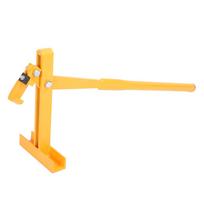 Fence Post Remover Puller Stainless Steel Metal Lifter with Handle for Ranch Farm yellow
