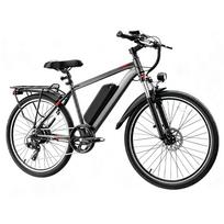 Suaugusiųjų elektrinis dviratis HEADEER BK1350 48V15AH baterija Elektrinis dviratis 500W varikliai E-kalnų E-dviratis 26 colių padanga Visureigis E-dviratis juoda