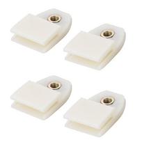 4Pcs Car Clips for Honda Accord Civic 1988-15 Window Door Glass Channel Clips Pivot For HONDA ODYSSEY 1995-2014 CR-V 1997-2015 beige