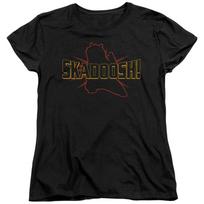 Kung Fu Panda Skadoosh Womens T Shirt Black XL black