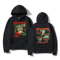 2024 Winter Oversized Essential Men Megadeths 'Hi-Con Vic' (Black) Hoodies Women Thermal Sweatshirt Ladies Long Sleeves Unisex L black