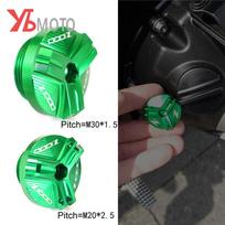 Motorcycle Engine Plug Cover Oil Filler Cup For Kawasaki Z 1000 Z1000R 2010- For Kawasaki Z1000 2003-2009 M20X2.5 blue