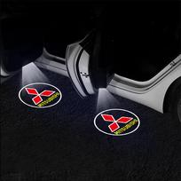 Automobilio durų logotipo pasitikimo lemputė Lazerinis projektorius Šviesa Mitsubishi Asx Lancer Outlander l200 Xpander Galant Eclipse LED HD Belaidis