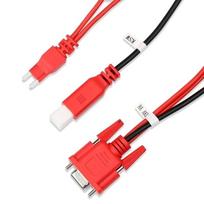 2025 For AUTEL Toyota 8A AKL Cable Non-Smart Key All Keys Lost Adapter Work with APB112 and G-Box2 G-BOX3 Car Diagnostic Cables red