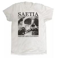 Saetia band t-shirt, screamo band t-shirt, skram life clothing AL263 Unisex T-Shirt M gray