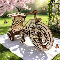 3D Wooden Puzzle Tricycle DO-IT-YOURSELF Wooden Miniature Perfect as a Birthday Halloween Easter Christmas or Latest Year Present balta