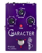 FLAMMA FV03 Vocal Effects Pedal with Delay and Reverb Polishing Input Guitar Reverb Effect Effects, Up, Vocal/Guitar Option, mėlyna