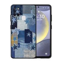 Case for Samsung Galaxy A16 A40 A06 A15 A12 A04 A05 A17 A70 A13 A20 A50 Funda Phone Cover Cowboy Collage Pattern Galaxy A05 gray