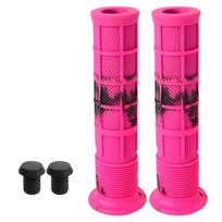 Antislip Bicycles Handlebars Grip Bikes Handle Locking Shockproof Cover Mountain Bikes Grip Handle Sleeve Cycling Part rožinė