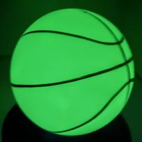 Spalvingas PVC krepšinio kamuolys, puikiai tinkantis lauko sportui ir žaidimams, 18 cm, oranžinis Style E green