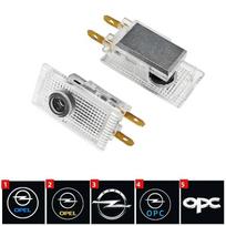 2PCS LED Car Door HD Laser Projector Lights Door Welcome Lamp For Opel Insignia A B 2009-2017 Antara 2008-2018 accessories Bj5 5 gray
