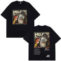 Rapper Melendi Pop Rock Album Tour 2026 Print Men Women Fashion Hip Hop T-shirts Short Sleeve Casual Hot selling leisure XXL
