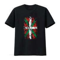 Pays Euskal Herria Euskadi Vasco T Shirt Stylish Design for Trendy Fashion Lovers vintage Washed Soft Casual designer clothes XS black