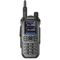 BAOFENG UV-21 Pro Walkie Talkie Long Range Communication Radios Wireless Copy Frequency Type-C Charging Two Way Radios EURO juoda pilka spalva