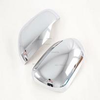 For Mitsubishi Pajero Sport For Montero Sport - Chrome Door Side Mirror Cover Trim Rear View Cap Overlay Molding Garnish ABS Chrome white