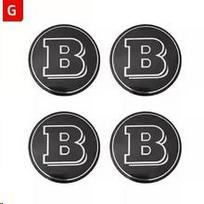56mm 60mm 65mm 75mm Automobilio rato centriniai dangteliai Dangtelis Ratlankio Išorinė lipdukas Mercedes Benz A B C E klasės GLC GLK GLE GLA CLA GLB 4pcs 65mm