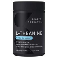 Sports Research L-Theanine 200mg Softgels 120 Tablets 1 pcs