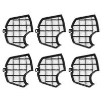 ABIY 6PCS For Vorwerk Kobold Replace Filters Motor Protection VK150 VK140 Accessories white