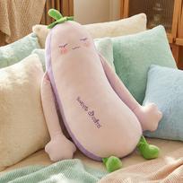 90cm Hug Humanoid Eggplant Banana Capybara Plush Pillow Stuffed Long Sleep Bolster Body Support Plushie Companion Overnight 90cm with liner