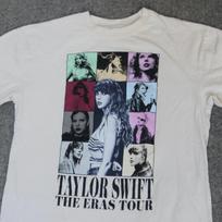 Taylor Swift ERAS TOUR marškinėliai M Dydis Smėlio spalvos Koncerto atributika Grupės marškinėliai L gray