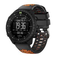 SUUNTO Core 2 silikoninė laikrodžio apyrankė, atspari vandeniui ir prakaitui, sportinė juosta, lauko nardymo, fitneso keičiama apyrankė for SUUNTO Core2 black