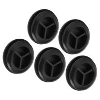 5Pcs Marine Boat Rubber Scupper Stoppers Plugs Drain Holes Bungs for 2 4 Stroke 4?6Hp 647?45151?01 black