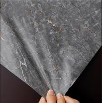 New Marble Desktop Stickers Kitchen Renovation Furniture Self-adhesive Waterproof Oil Resistant Dining Table Gray Wallpaper 3m x 40cm gray
