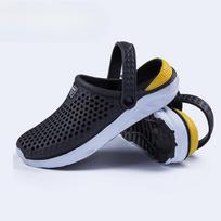 Unisex Fashion Beach klumpės storapadės šlepetės, vandeniui atsparios neslystančios basutės, šlepetės moterims, vyrams 42 balta