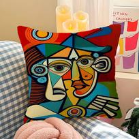 Pablo Picasso Garsus meno kūrinys Pagalvės užvalkalas Automobilio mesti pagalvės užvalkalas Sofai Automobiliui Kalėdinė dovana 40x40cm 45x45cm 50cmx50cm