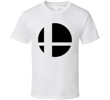 Super Smash Bros Logo Gaming Video Game T Shirt  Unisex T-Shirt XXL black