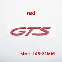 1 vnt. automobilio galinis S 4 GTS raidės emblema, bagažinės durelių lipdukas, stiliaus logotipas, ženklelis, skirtas Panamera Macan Taycan 911 718 brown