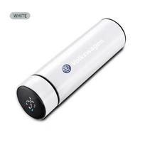 Naujas išmanusis termosas su LED skaitmeniniu temperatūros rodikliu automobiliui Volkswagen VW GTI Rline R Polo Golf MK8 Passat white