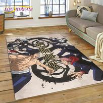 3D Jujutsu Kaisen Anime Animacinis Itadori Yuji Kilimas Kilimas Miegamojo Svetainės Namų Sofos Dekoras, Žaidimų Didelis Dekoras Grindų Kilimėlis 80x120cm( 31x47in)