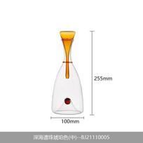 Modern Minimalist Glass Decanter for Home Bar Restaurant Elegant Wine Cabinet Decorative Divider for Brandy Whiskey Tequila white