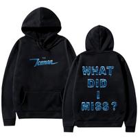 Drake ICEMAN “What Did I Miss?” Hoodie Double Side Frozen Letter Graphic Pullover Cold Aesthetic Streetwear Unisex Loose Clothes XL juoda