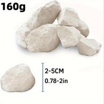 Grams of Shrimp Rock-Natural Calcium Magnesium Stone for Crayfish,Hermit Crabs,Snails Aquarium Decoration, Ideal for Crystal Red beige