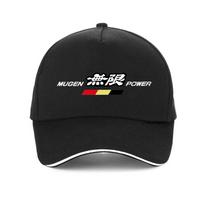 Mugen Power Racing Baseball Cap For Men Women Breathable Game Dad Hat Outdoor Sports Adjustable Snapback Hats black