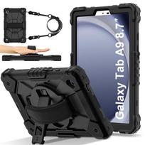 Huawei MatePad SE 11 colių 2024 dėklas su besisukančiu stoveliu ir rankenos dirželiu - Atsparus kritimui 11.5-inch S gray