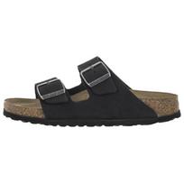 Birkenstock Arizona Soft Footbed Nubuck Leather 'Black' Men's 1019035 EU 35 black